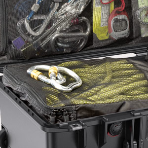 pelican travel case lid organizer storage compartments