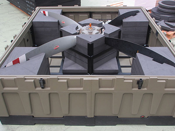 Pelican custom cases propeller aviation case