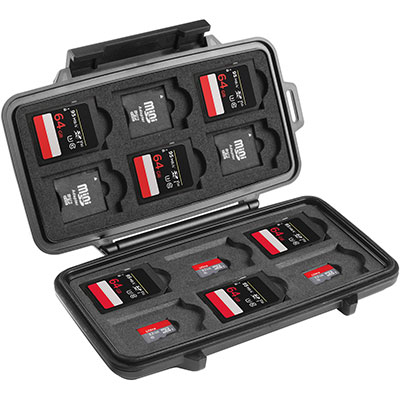 pelican 0915 hard camera memory sd card case