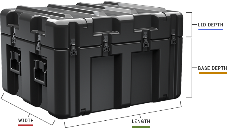 pelican single lid case dimensionses cases